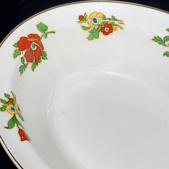 Vintage Johnson Bros Pareek Oval Serving Bowl Dish. 10x7.5". Made in England. - Picture 4 of 12